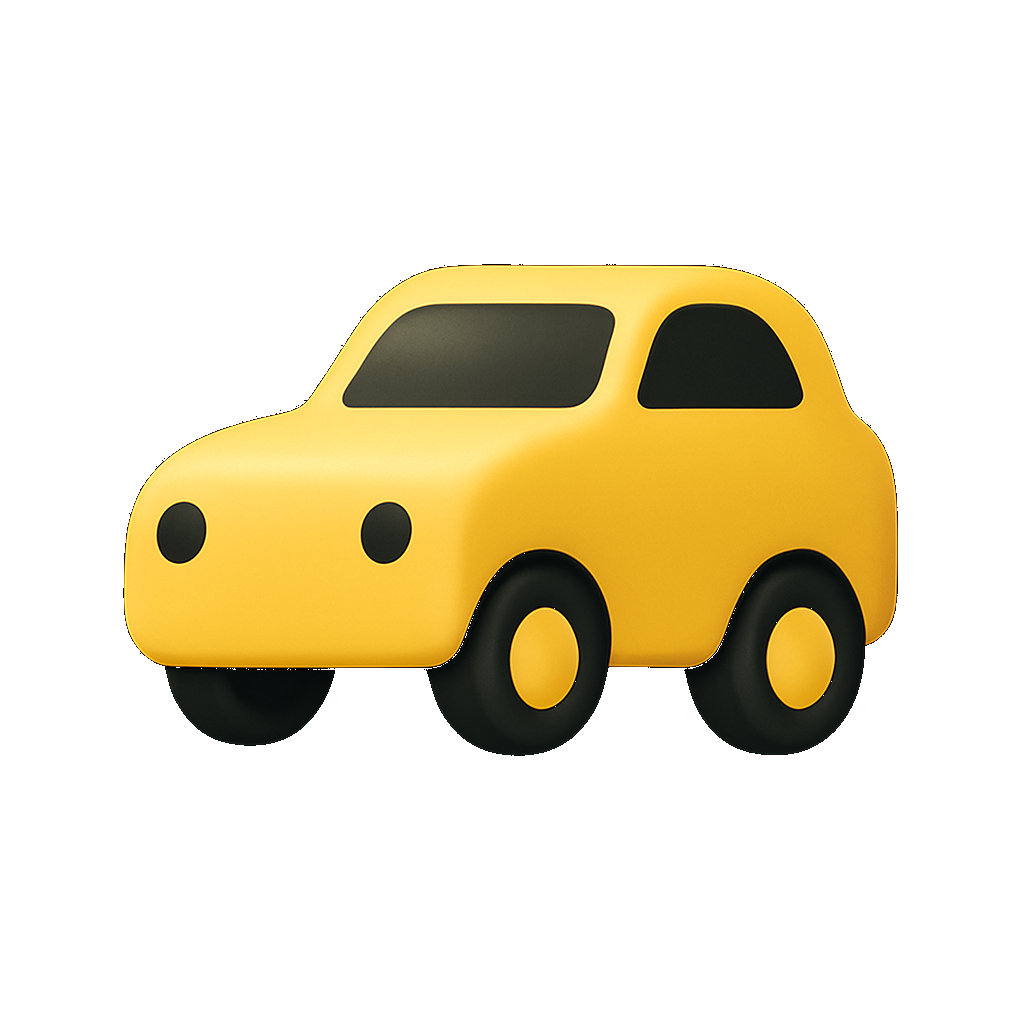 Autra app icon - yellow car